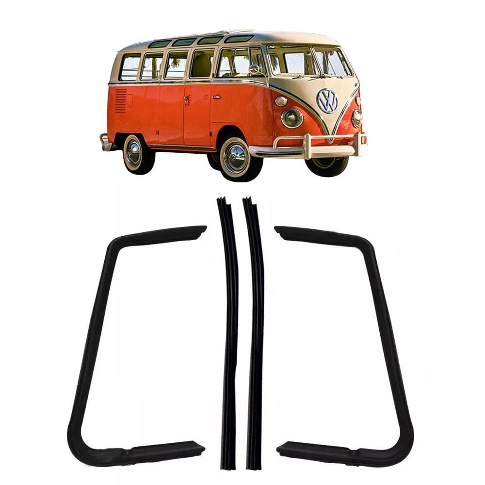 Kit Borracha Quebra Vento Vidro Porta Kombi 53 A 75