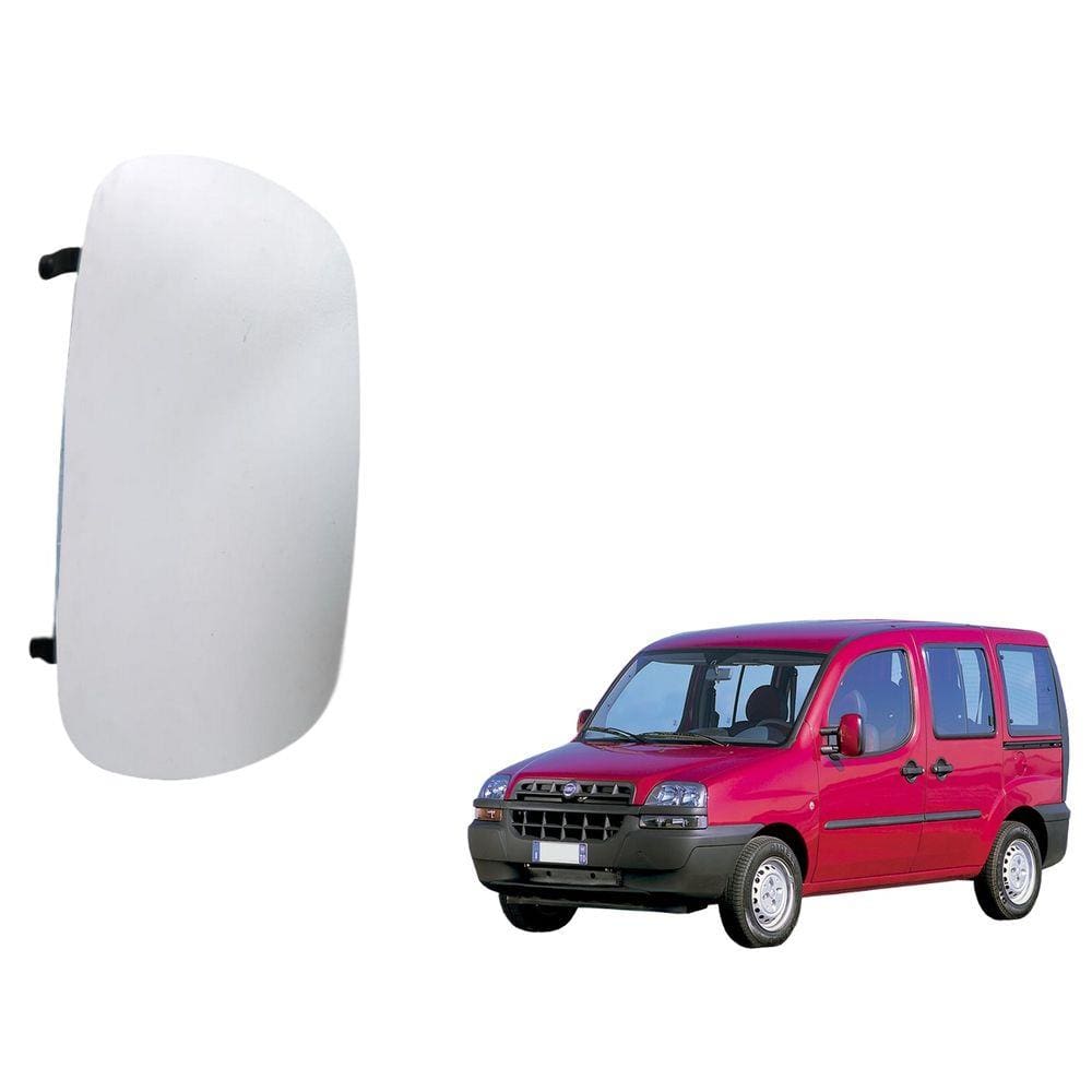 Lente Vidro Retrovisor Fiat Doblo 01/09 Esquerdo EB295
