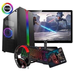 PC Gamer Modder RGB Completo Barato com Monitor, Teclado, Mouse e