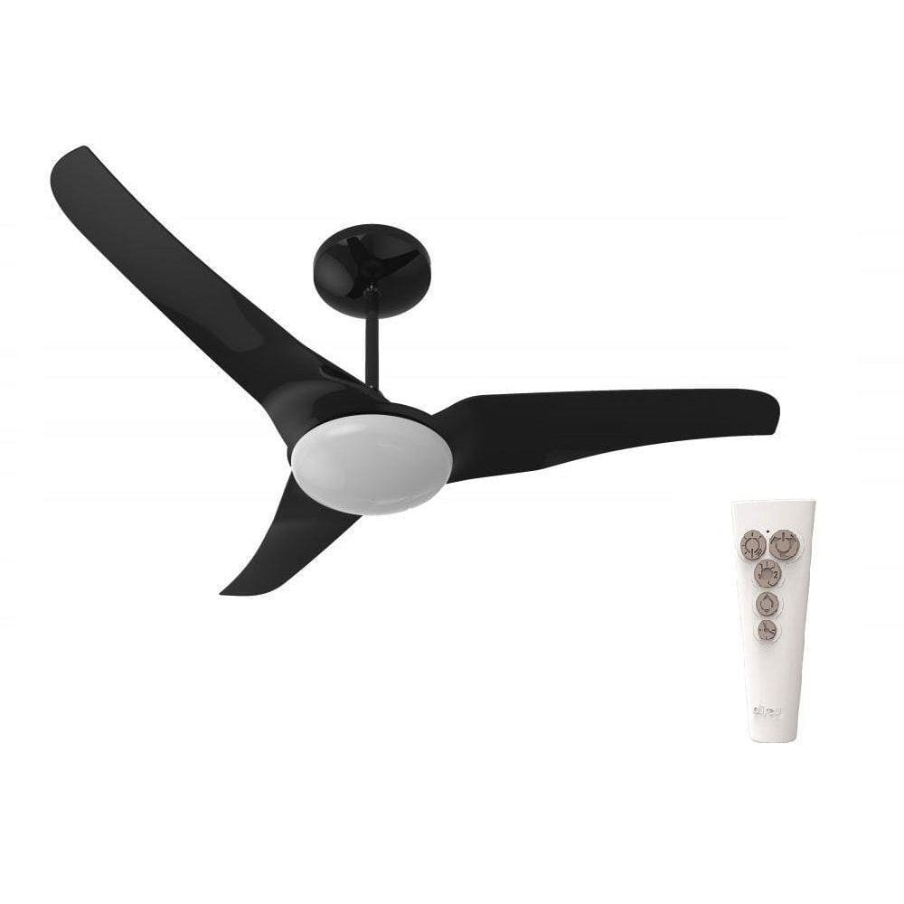 Ventilador D Teto Aliseu Controle Remoto Slim Led Preto 127V