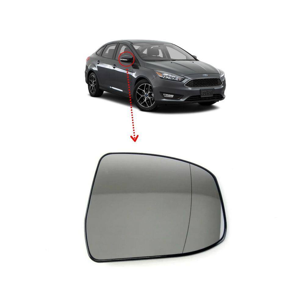 Lente Vidro Base Retrovisor Direito Ford Focus 14/20 EB368