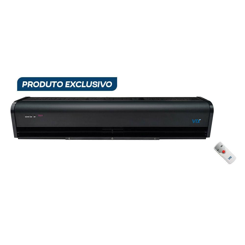 Cortina de Ar Vix One 120 cm Preta – 220 Volts