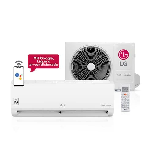 Ar Condicionado Split LG Dual Inverter Voice 12.000 BTU/h Frio Monofásico S4NQ12JA31F.EB1GAMZ – 127 Volts - 110V Menor preço em Ar Condicionado Split LG Dual Inverter Voice 12.000 BTU/h Frio Monofásico S4NQ12JA31F.EB1GAMZ – 127 Volts - 110V