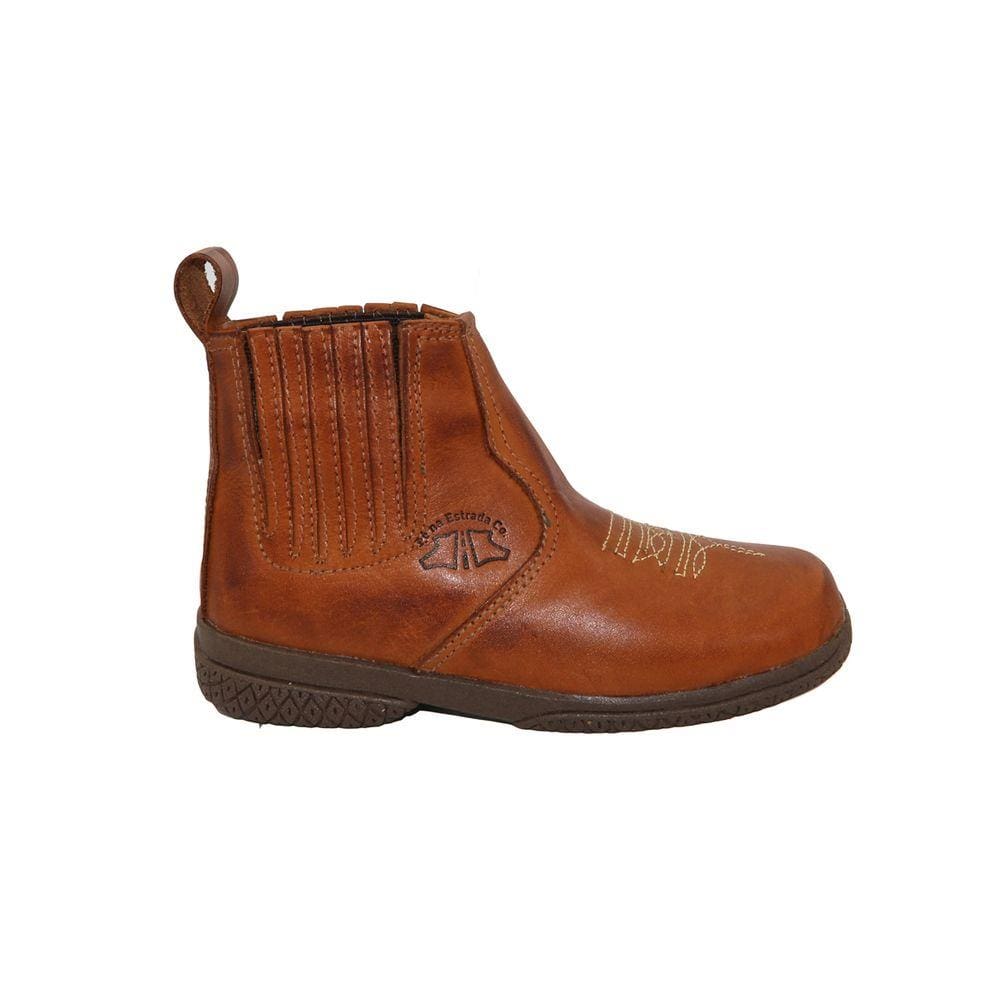 Bota Botina Infantil Country Haven Couro Avelã
