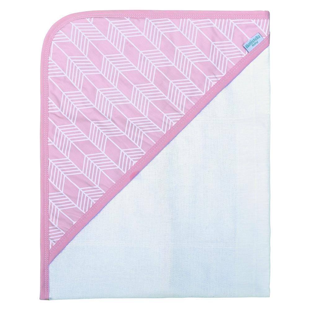 Toalha de Banho com Capuz Batistela Baby Borboletas C013