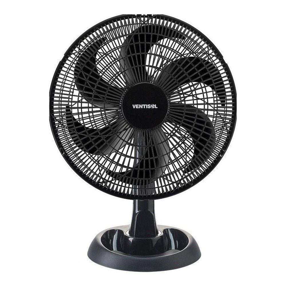 Ventilador de Mesa Turbo Eco 30cm Preto 127V Ventisol