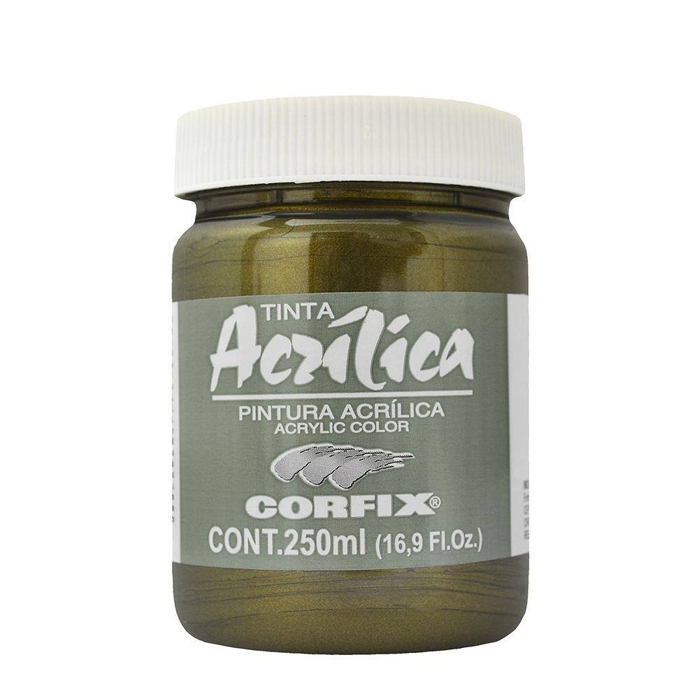 Tinta Acrílica Corfix 250ml Bronze Metálico Iridescente 143