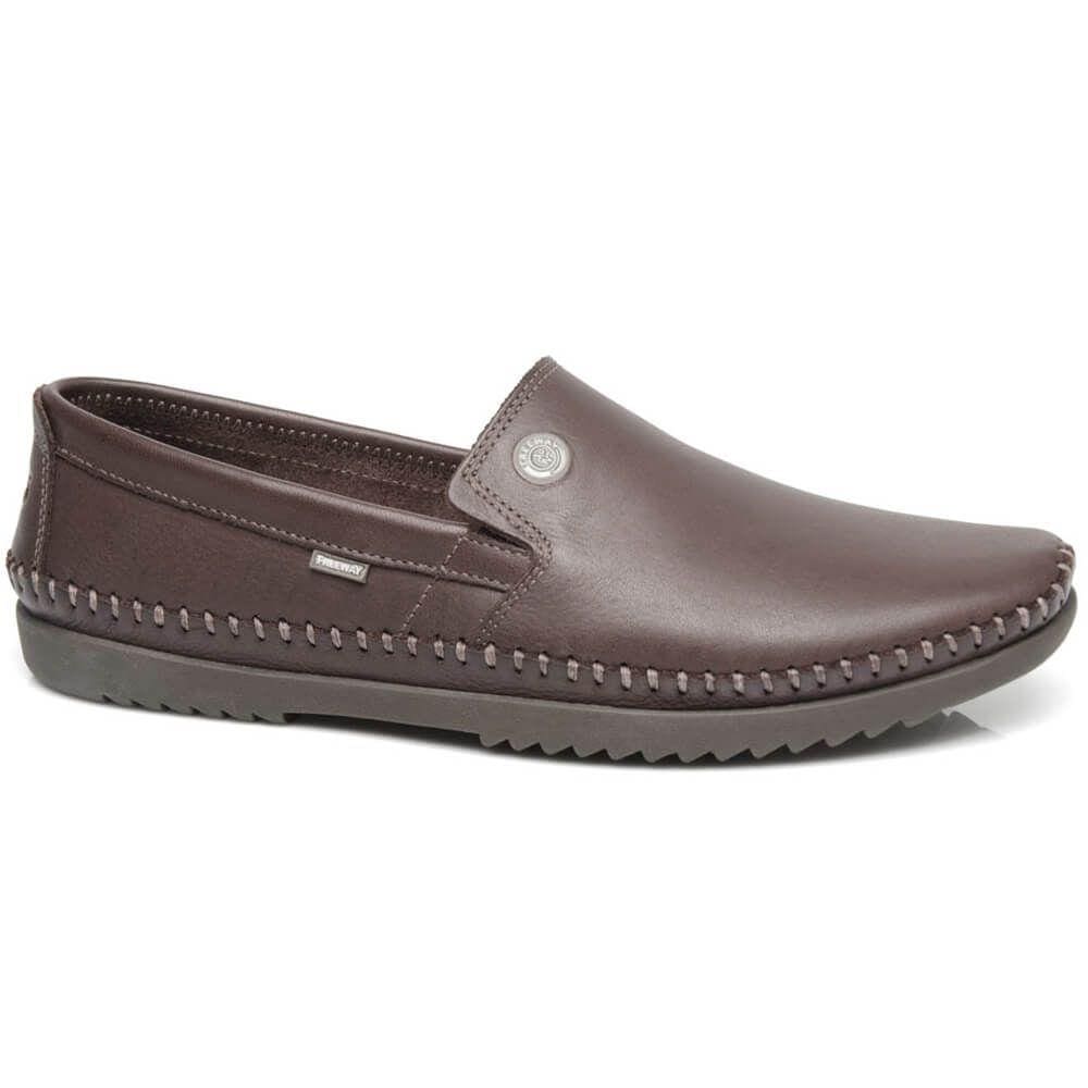 Sapato Mocassim Casual Masculino Couro Free Way Logan-4