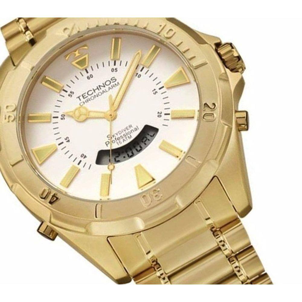 Relógio Technos Masculino Skydiver Dourado WT205FL/4B | Extra