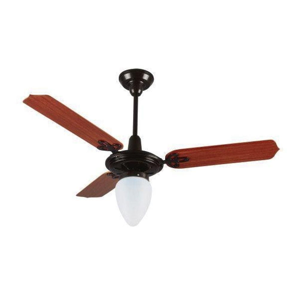 Ventilador Teto Preto 127V Cv 130 3 Hélices Argelux Arge 101