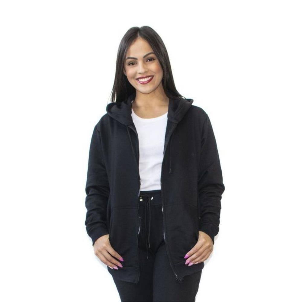 moletom com capuz no zipper