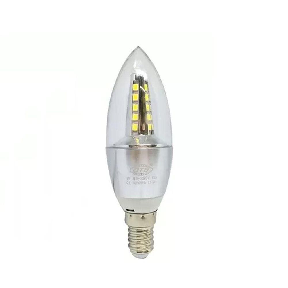 Lampada Led Vela Cristal E14 4W 6000K