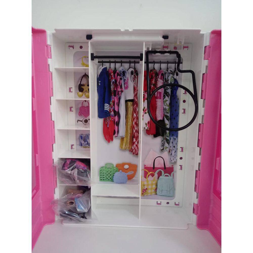 Boneca Barbie Closet Guarda Roupa De Luxo Roxo Com Boneca - Alfabay - Cubo  Mágico - Quebra Cabeças - A loja de Profissionais e Colecionadores!