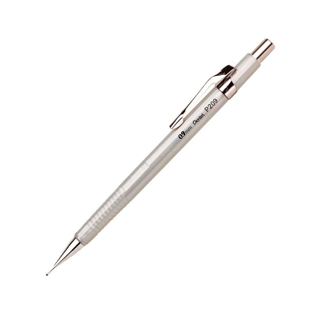Lapiseira Técnica Pentel 0.9mm Prata P209-Z