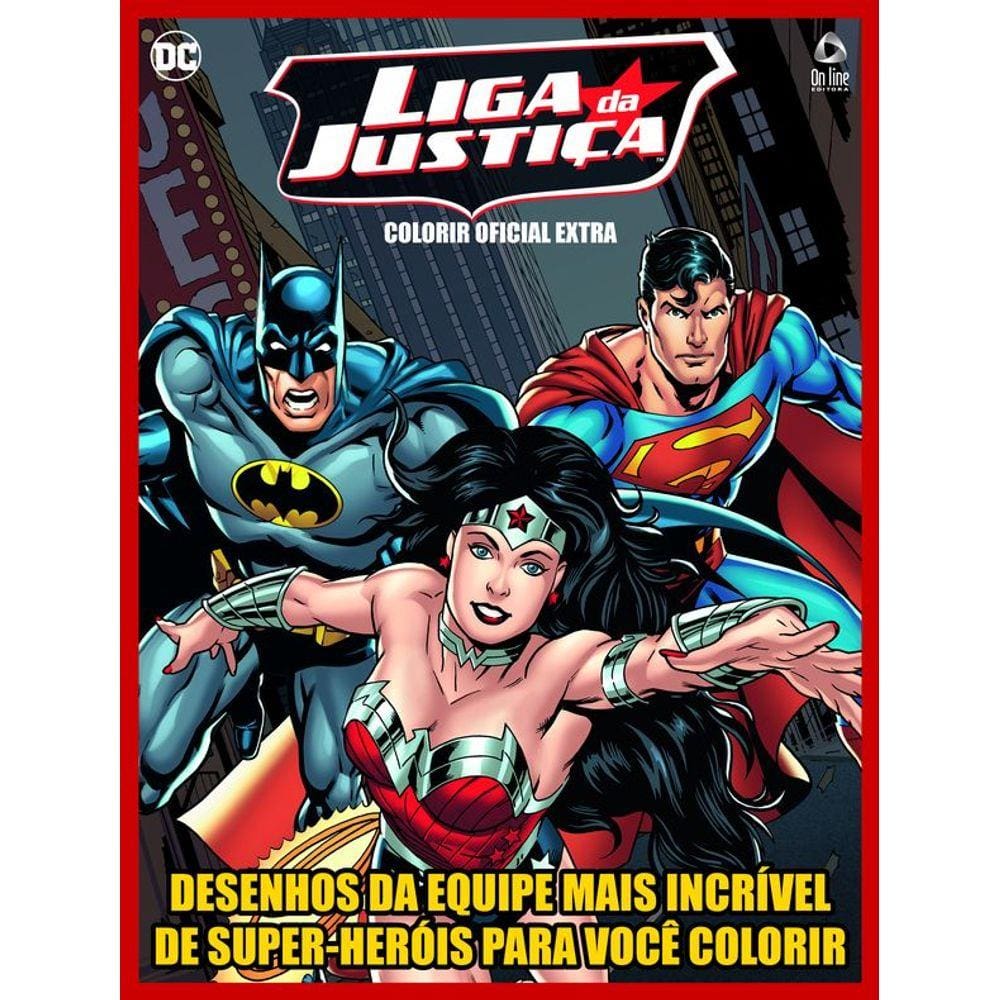 Liga da Justiça - Colorir Oficial