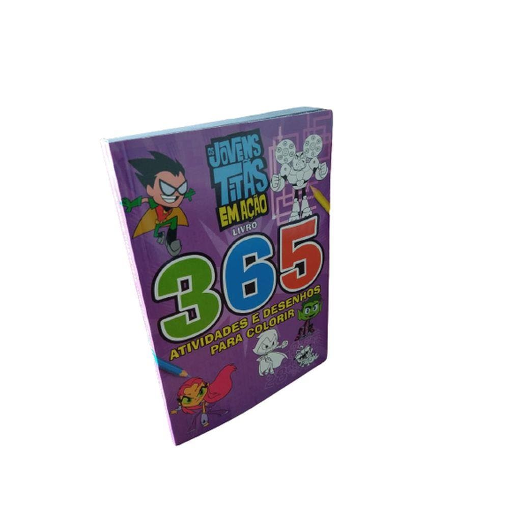 Jovens Titans 365 Atividades e Desenhos para Colorir