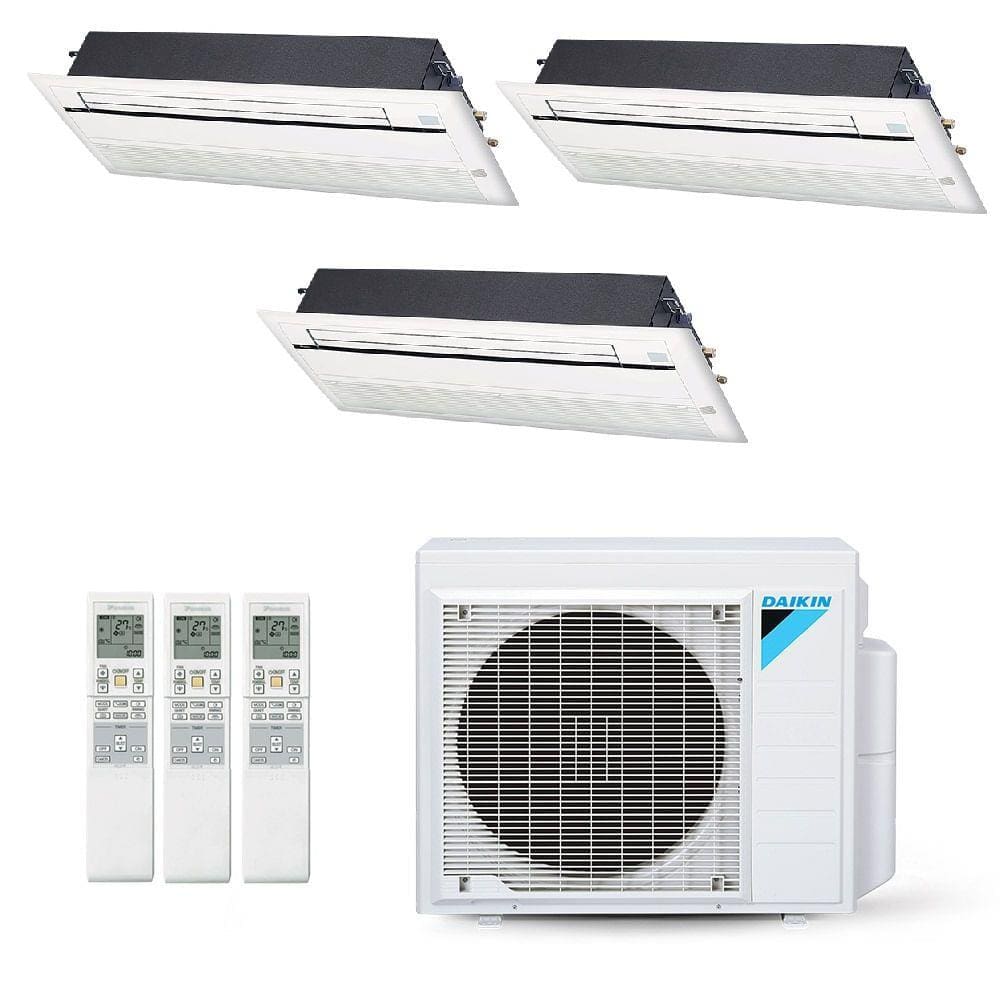 Ar-Condicionado Multi Split Inverter Daikin 23.000 BTUs (2x Evap Cassete 1 Via 9.000 + 1x Evap Cassete 1 Via 12.000) Quente/Frio 220V