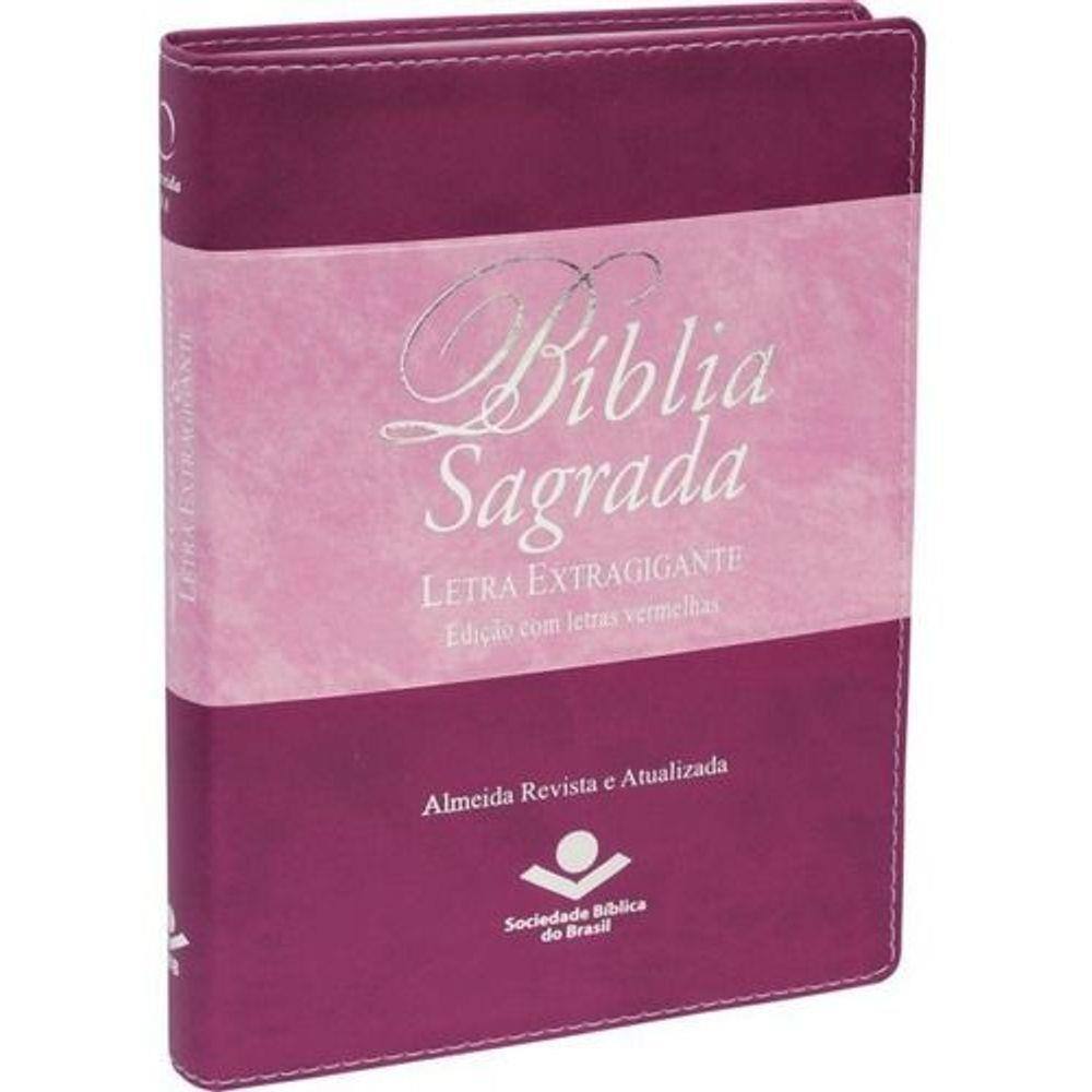 Bíblia Sagrada Letra Extragigante Com Índice | Almeida Ra