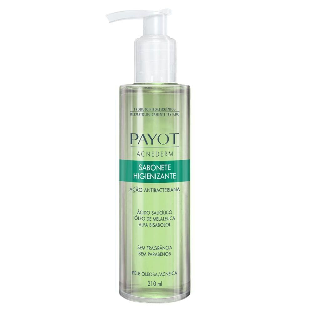 Sabonete Líquido Facial Higienizante Payot - Acnederm 210ml