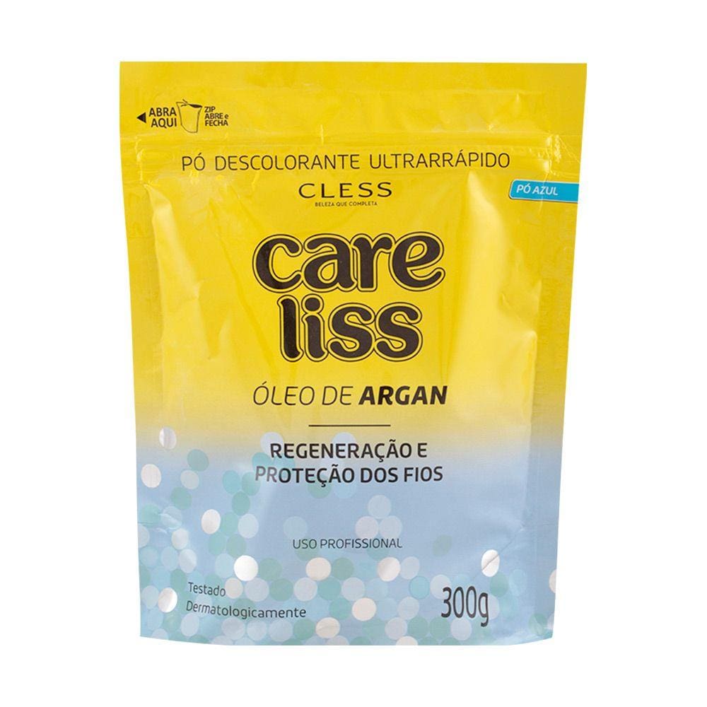 Descolorante Care Liss Refil Óleo Argan Pó Azul 300g