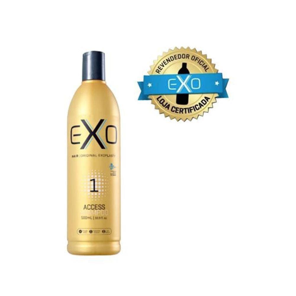Shampoo EXO Hair Access 500ml (Anti-Resíduos) Passo 1