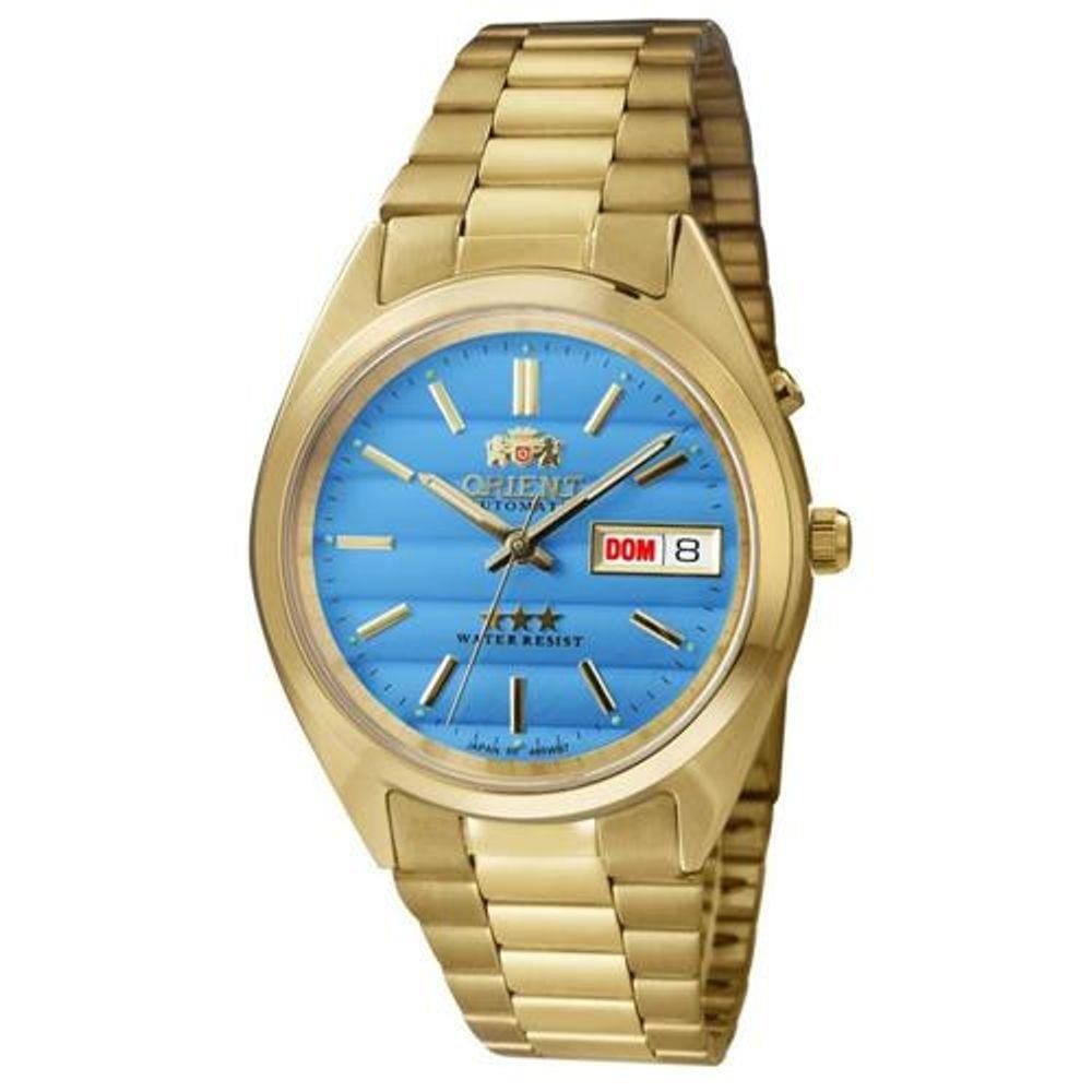 Relógio Automático Masculino Dourado Orient 469WC2F D1KX
