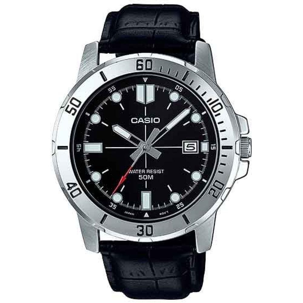 Relógio Casio Masculino Analógico Preto MTP-VD01L-1EVUDF