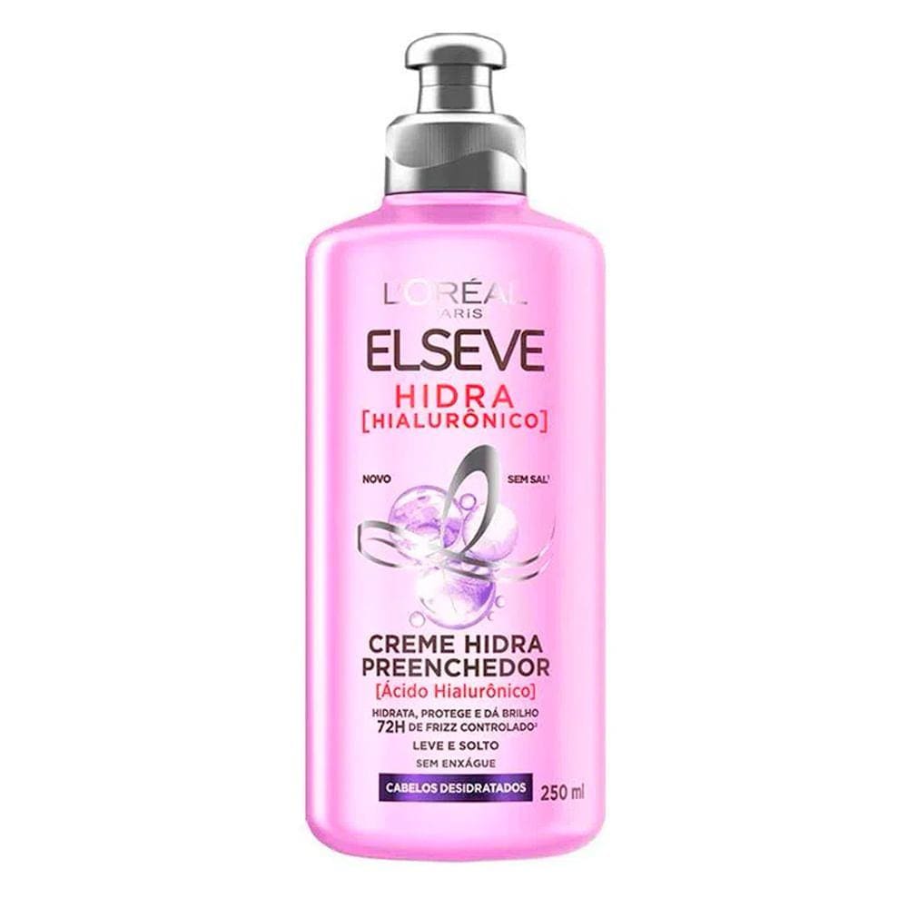 Creme Para Pentear Elseve Hidra Hialurônico 250ml Creme de Pentear Elseve Hidra Hialurônico 250ml