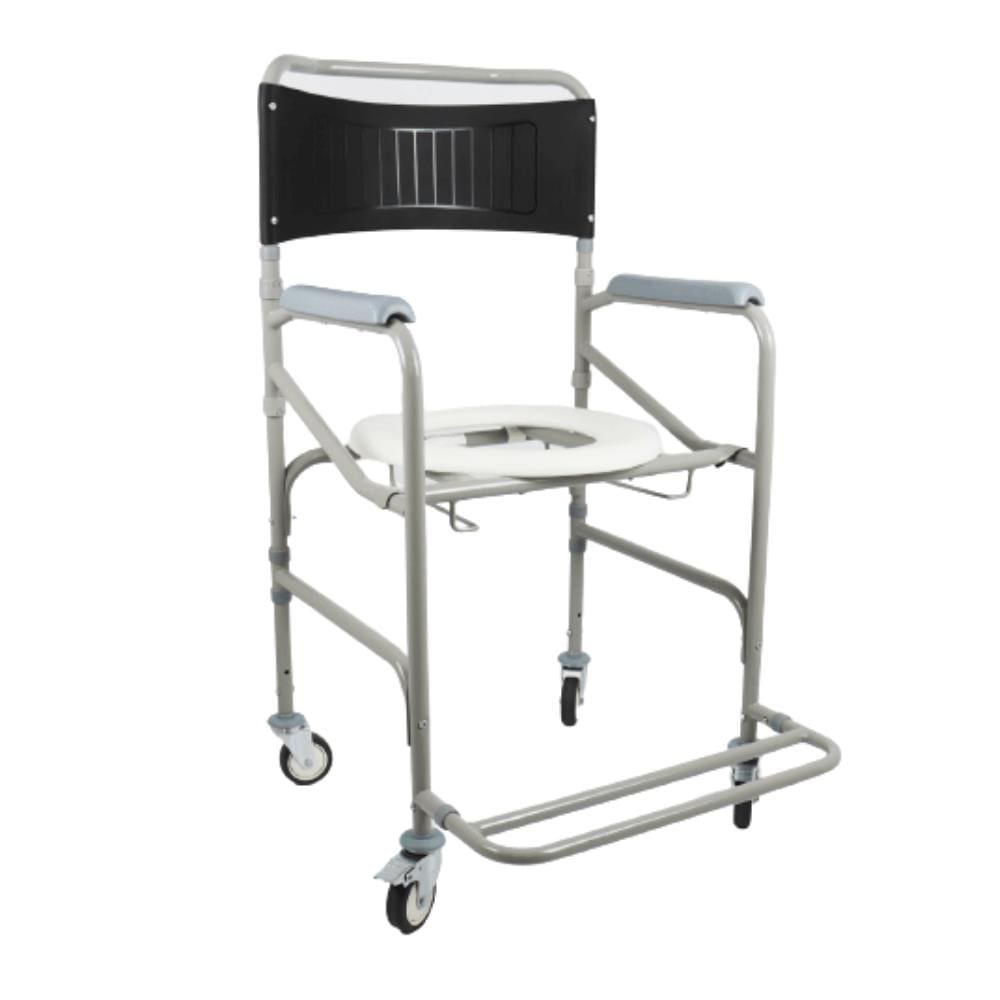 Cadeira de Banho Dobrável em Aço para 100 kg modelo D40 - Dellamed