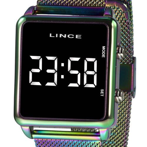 Relógio Digital Led Lince Feminino MDT4619L BXQX Colorido Menor preço em Relógio Digital Led Lince Feminino MDT4619L BXQX Colorido