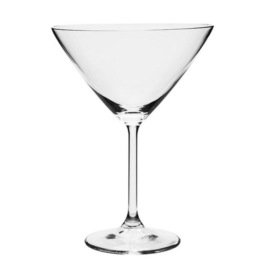 Jogo De 6 Tacas Para Martini Gastro Em Cristal Ecologico 280Ml A18cm Transparente