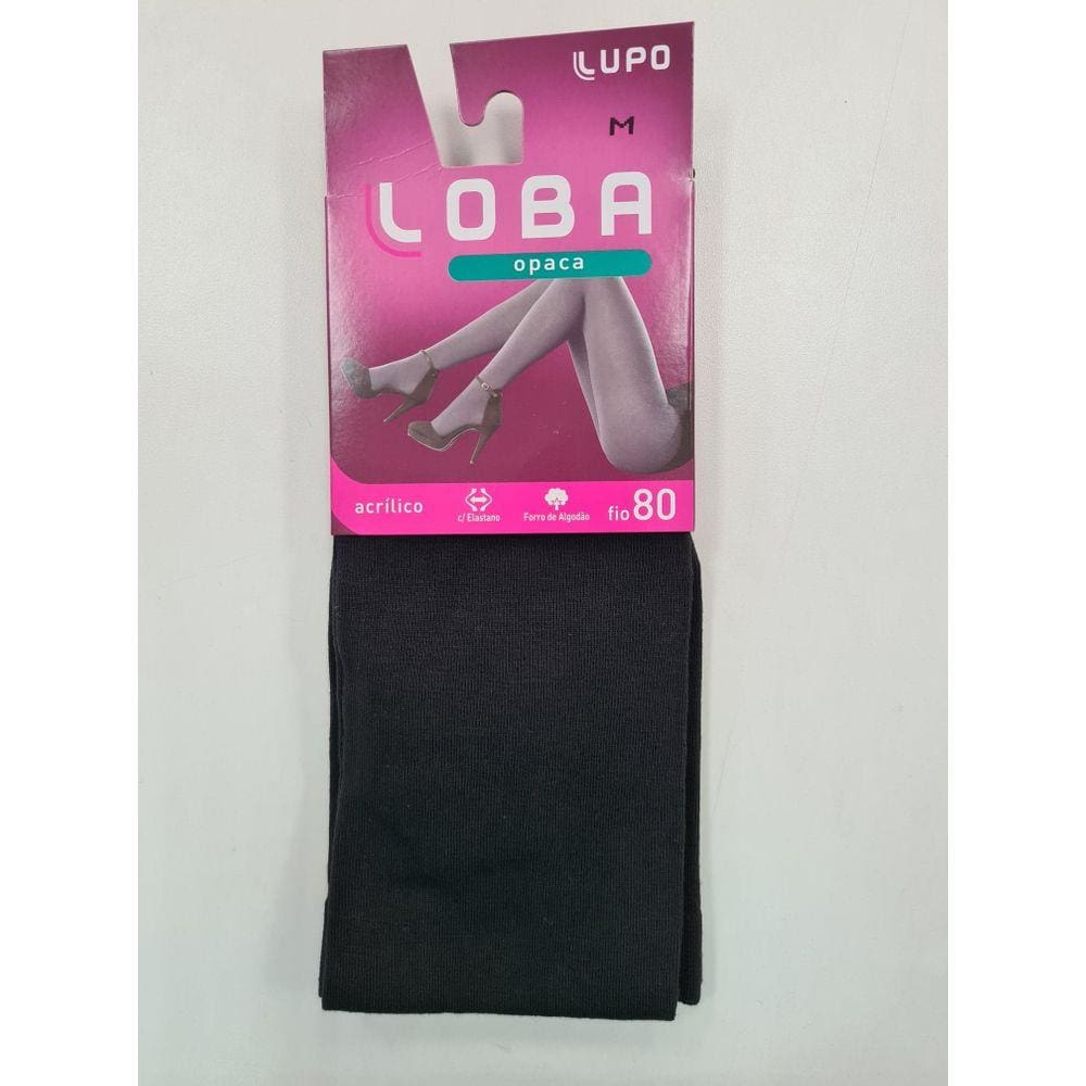 Meia Calça Fio 80 Acrílica Lupo Loba 5805 Inverno Adulto.