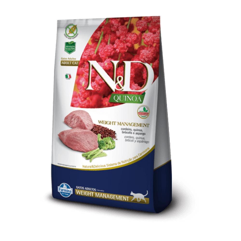 N&D Quinoa Feline Weight Management Cordeiro 400 g
