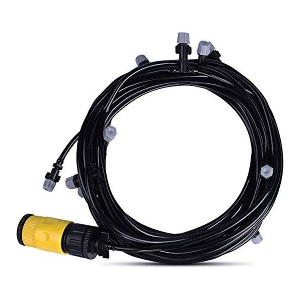 Mangueira Climatizadora Nevoa Kit Sistema Irrigacao Jardim Quintal Grama 10 M
