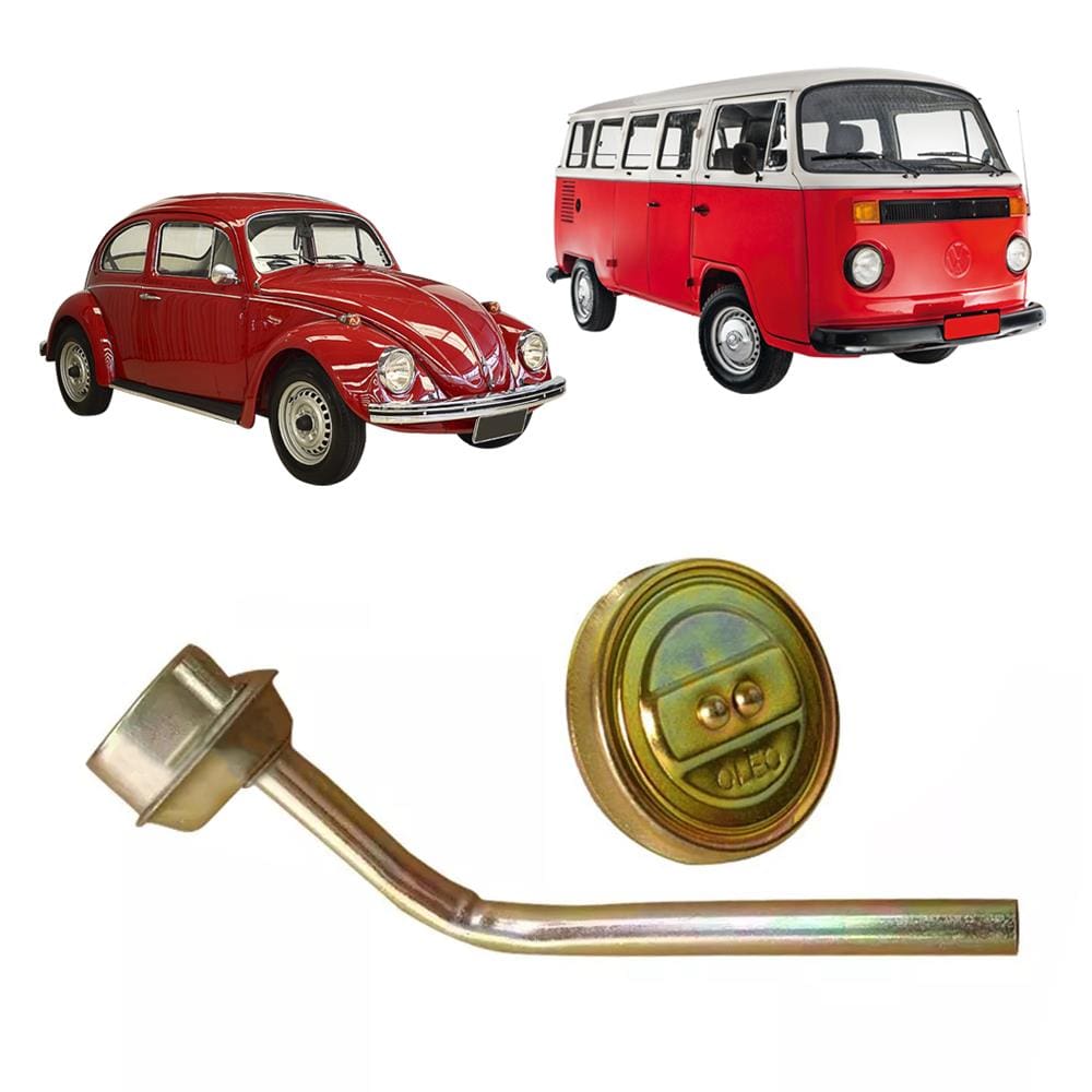 Tubo Respiro De Óleo Do Motor Com Tampa Fusca Kombi