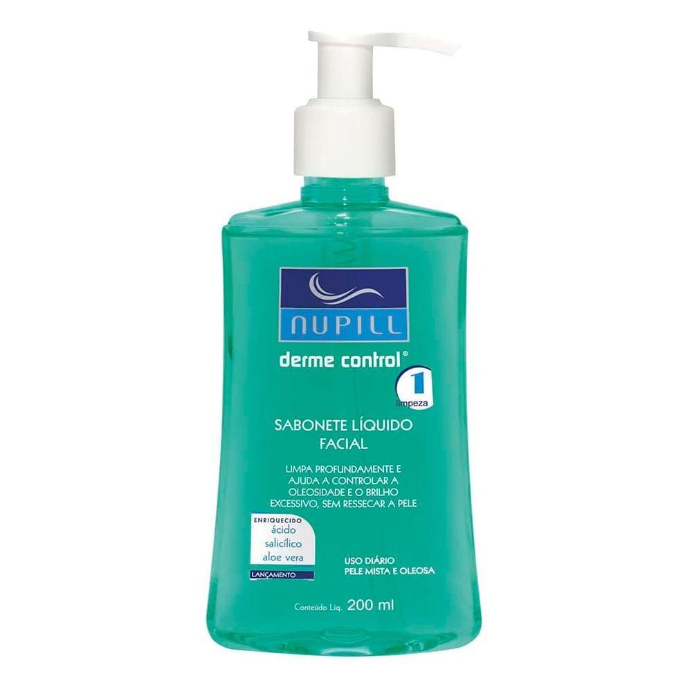 Sabonete Liquido Facial Nupill Firmness Intensive Derme 200ml