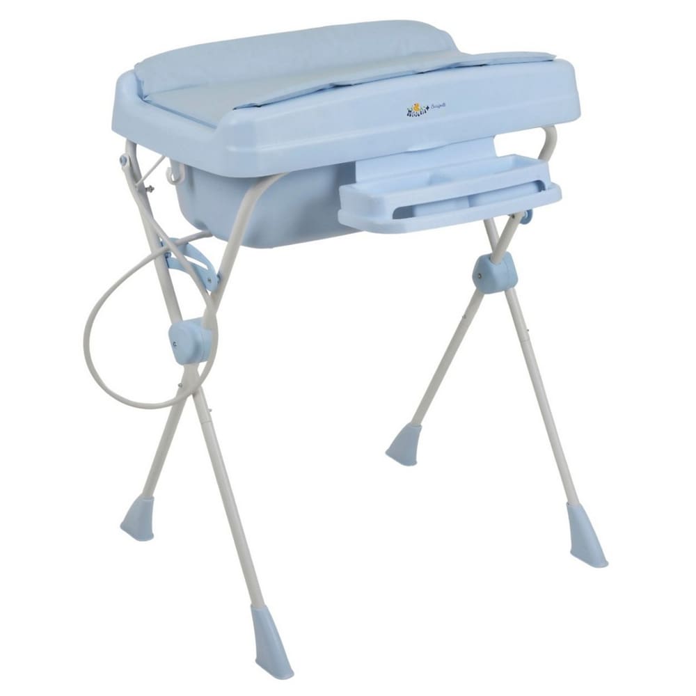 Banheira de Bebe Portatil Burigotto Millenia+ Baby Blue Azul