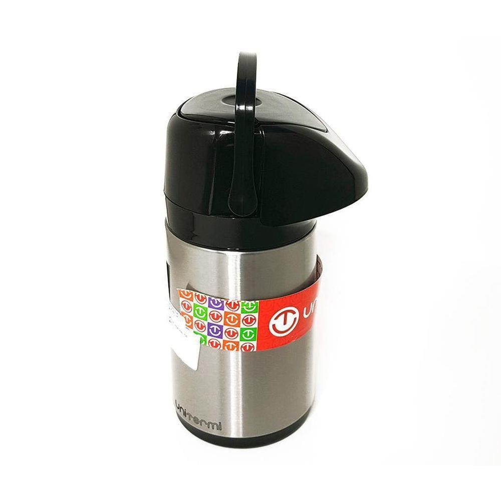 Garrafa Térmica Inox 600Ml Pressão Verona Unitermi Legítimo