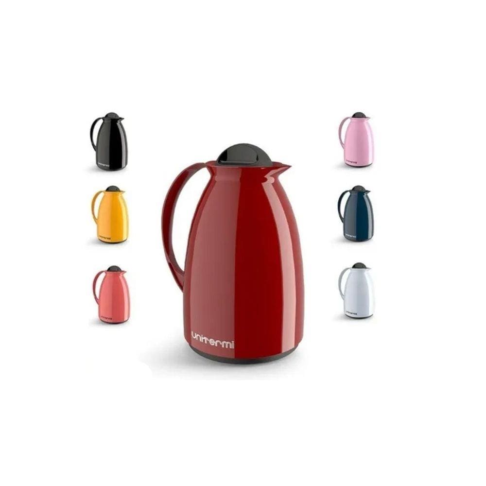 Garrafa Termica Florenca 650Ml Vermelha Unitermi Cafe Cha