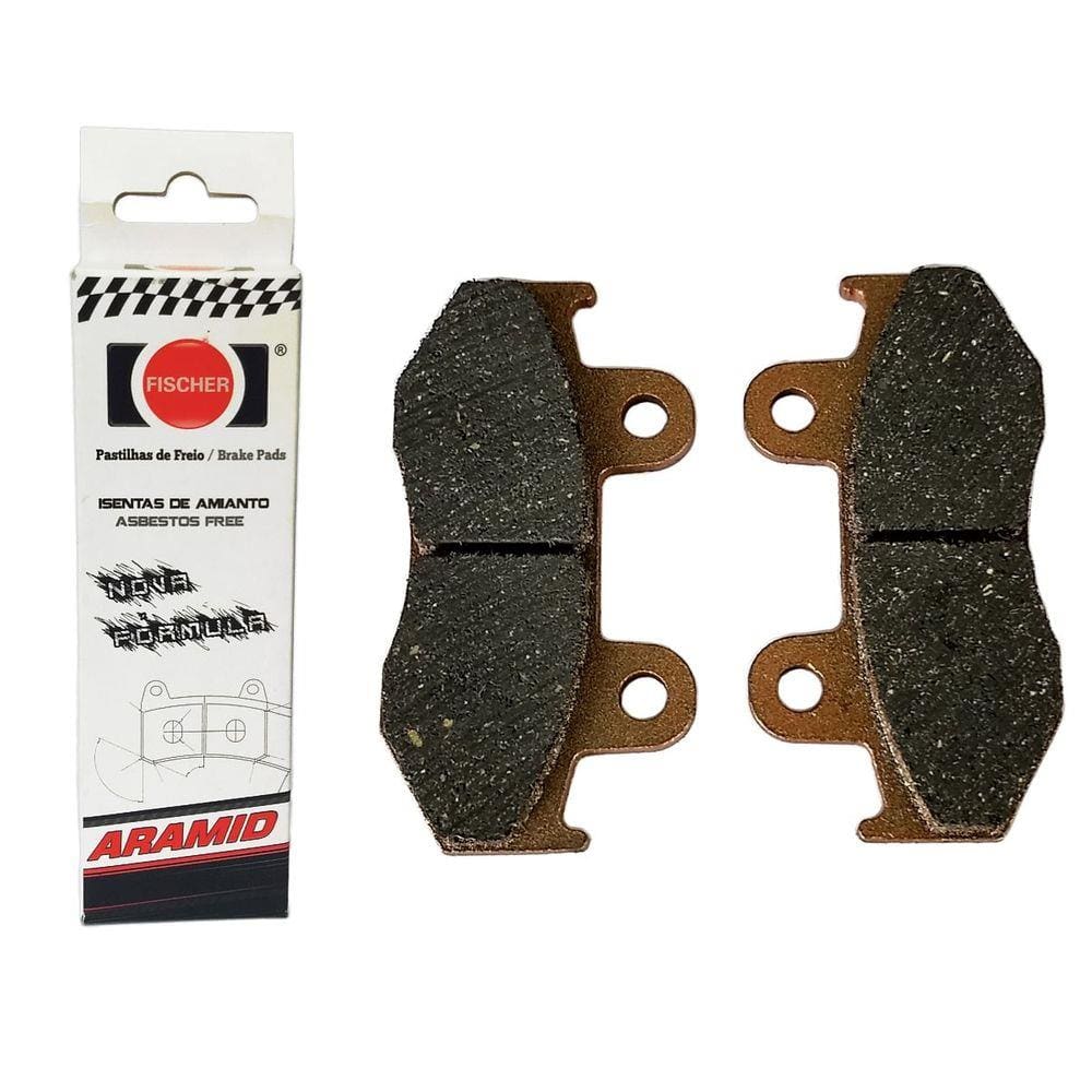 Pastilha Freio TRAS Burgman 400 ATE 06 / Lead 110 Diant / XLX 350 Diant (fischer FJ0840K)