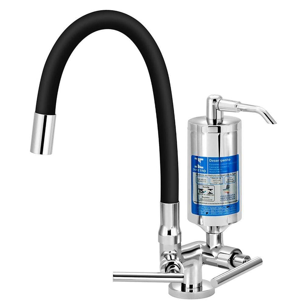 Filtro com Torneira Mesa Preta C61