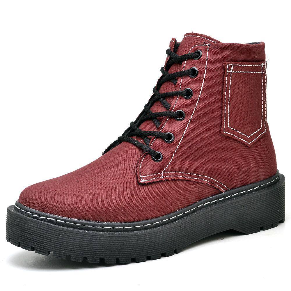 Coturno Peccato Power Lona 12 Vermelho