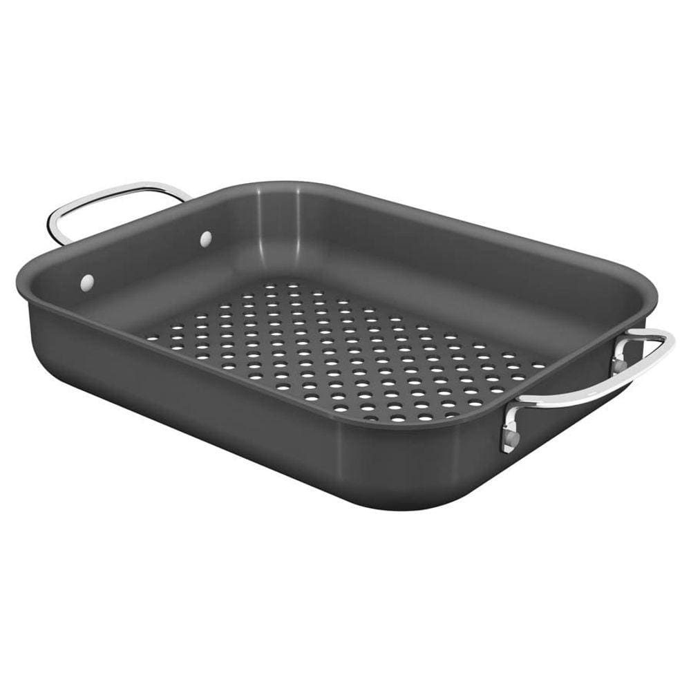 Grelha Retangular Tramontina Churrasco em Alumínio Anodizado 28 cm Tramontina