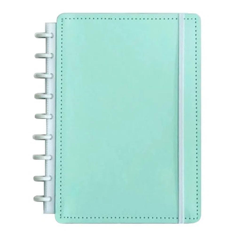 Caderno Médio 80 Folhas Verde Pastel Caderno Inteligente