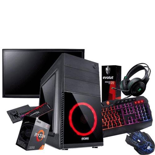 Pc Completo Gamer Imperiums + Brindes + Wifi + 1000 Jogos