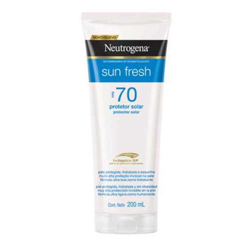 Protetor Solar Neutrogena Sun Fresh FPS70 200ml