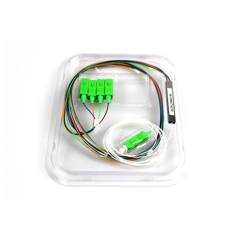 Cabo Optico Evus Splitter Plc 1x4 Sc/ Apc 1m G657a1