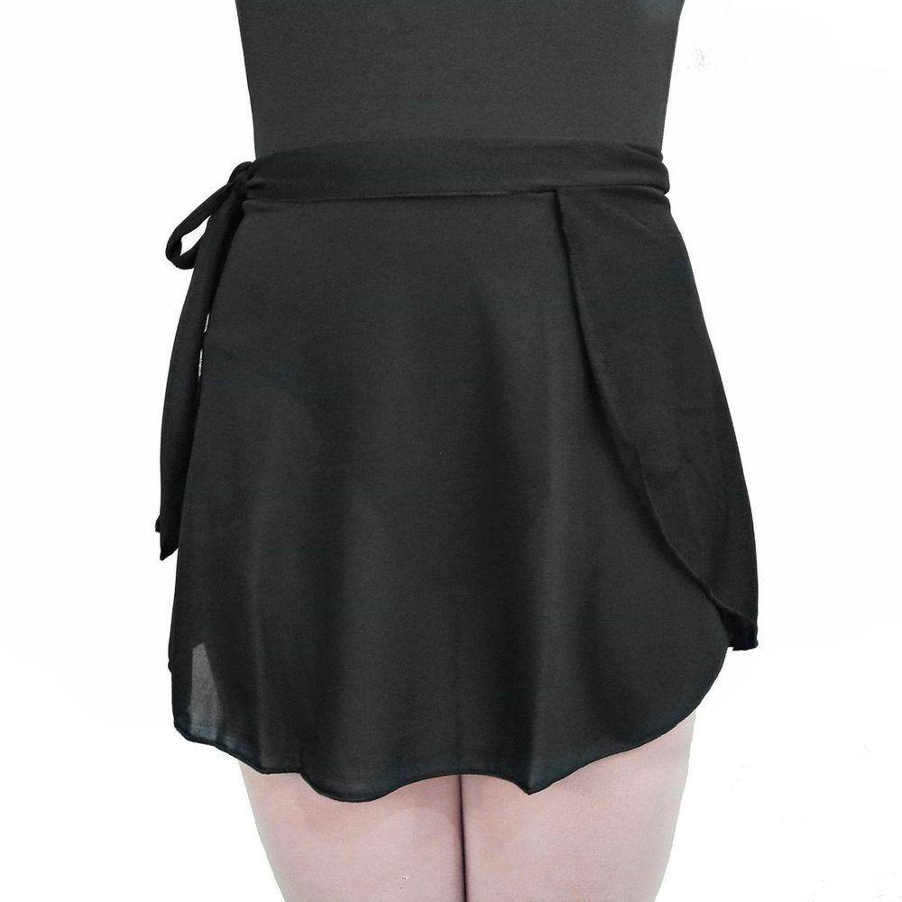 Saia Ballet Ritmus Transpassada Jersey Infantil