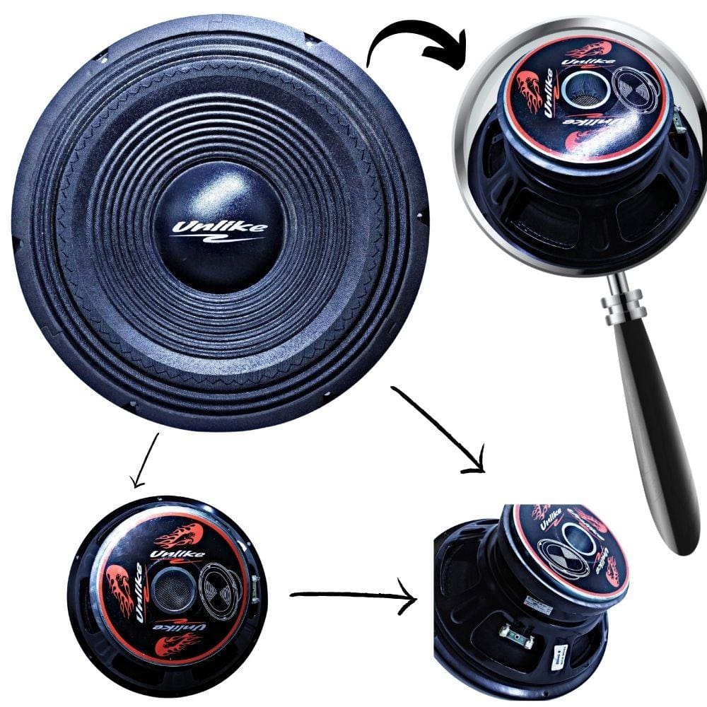Alto Falante 12 Woofer Unlike 350w Rms 8 Ohms Unf127r8