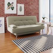 sofá cama 1,80m Flórida Suede Bege Adonai Estofados